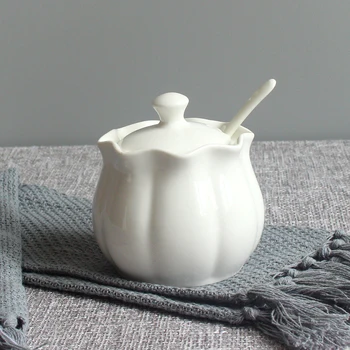 Paprasta Namų Keramikos Puodą, Pagardinti Cruet Virtuvės Įrankiai, Šiaurės Europos Marbling Druska Jar Cukraus Jar Rinkinys