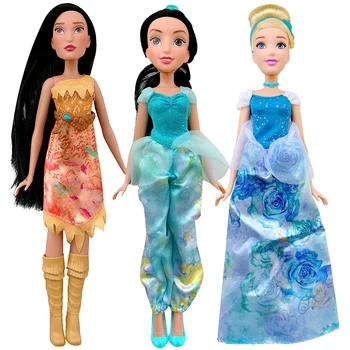 DISNEY Store Origina Princesė Rapunzel Varlė Jazminų Animatorių Lėlės mulan Ariel Merida 