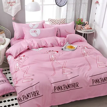 Denisroom mielas rožinis Lovos užvalkalai vaikas Patalynės Komplektai Antklodė padengti antklode padengti antklodė lova nustatyti DA66#