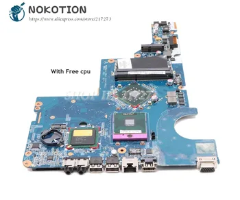NOKOTION HP G42 G62 CQ42 CQ62 Nešiojamas Plokštė GL40 DDR3 Nemokamai CPU 605140-001 DA0AX3MB6C1 Pagrindinės plokštės