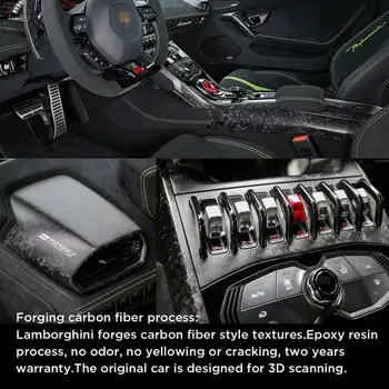 LUCKEASY Šildomi Pakeitimo automobilio posūkio signalo indikatorius kameros dangtelis Tesla Model3 ModelYModelX/S kaltiniai marmuro anglies pluošto