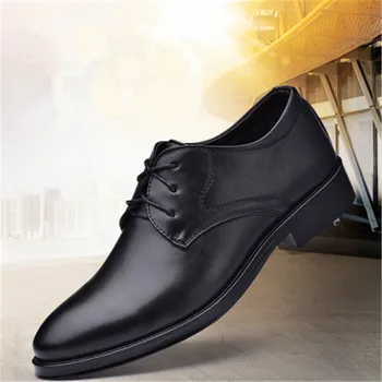 2018 naujas vyrų aukštos kokybės lakinės odos batai, šokių bateliai Zapatos de hombre, 38-44 juodos odos minkštas apačioje vyrų suknelė bateliai
