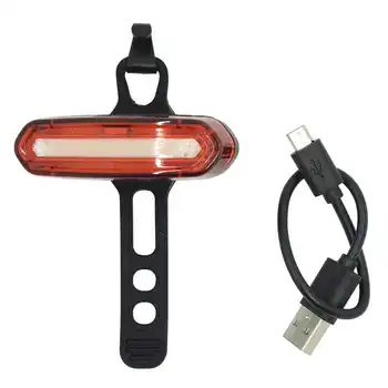 LED Dviračių Uodegos Šviesos USB Įkrovimo 120 Liumenų Anti-shock 