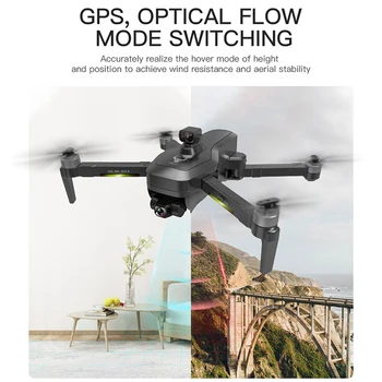 NAUJAS SG906 MAX/Pro2 GPS Drone su Wifi FPV 4K vaizdo Kamera Trijų ašių Gimbal Brushless Profesinės Quadcopter Kliūčių Vengimo Dron