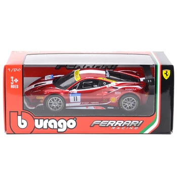 Bburago 1:24 Ferrari 488 Iššūkis Automobilio Modelį Lydinio Metalo Modelio Surinkimo Žaislas Draugu Dovana Lydinio Modeliavimas