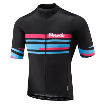 2021 morvelo naujausias pro komandos tilptų aukščiausios kokybės vyriški vasaros trumpomis rankovėmis dviračių megztiniai Dviračių megztiniai trumpomis rankovėmis marškinėliai