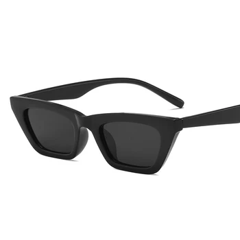 Cat Eye Akiniai nuo saulės Vyrams, Moterims, Rudos, Pilkos Objektyvas UV400 Apsauga Aikštėje Akinių Mados Dizaino Gafas De Sol