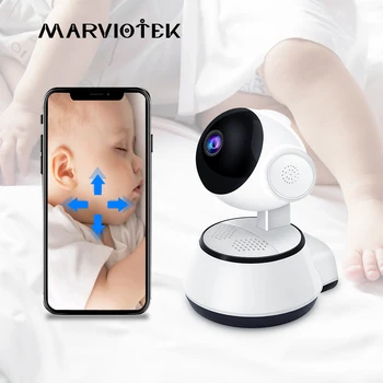 Kūdikio stebėjimo, IP Kamera, WiFi Kūdikių Kamera, Audio Video Auklė Cam Naktinio Matymo Vaizdo Stebėjimo Kūdikių telefono Kamera, dviejų krypčių garso IR