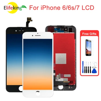 1PCS 6 plius 6S plius LCD Ekranas iPhone 6 6g 6s 7 7 g Ekranas AAA Jutiklinis Ekranas Replalcement Jutiklinis Ekranas skaitmeninis keitiklis Asamblėja