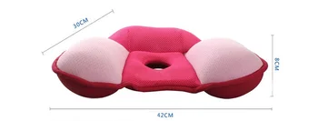 Nemokamas pristatymas Gražus užpakalis-kėlimo rožinė pagalvėlė Office Grožio Klubo Push Up kėdės atlošas Minkšti Atsigavo Jogos Padas