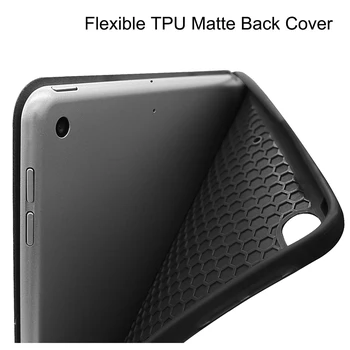 MTT Tablet Case For iPad 10.2 7 8 Gen 2020 Minkštos TPU+PU Odos Magnetinio Apversti Stendas 