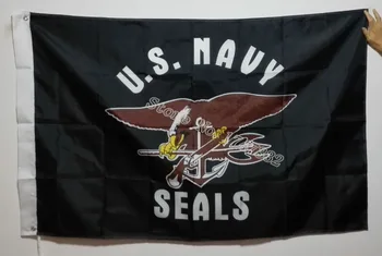 JAV JAV karinio jūrų Laivyno Plomba, Plombos Vėliavos karšto parduoti prekes 3X5FT 150X90CM Reklama žalvario metalo skyles