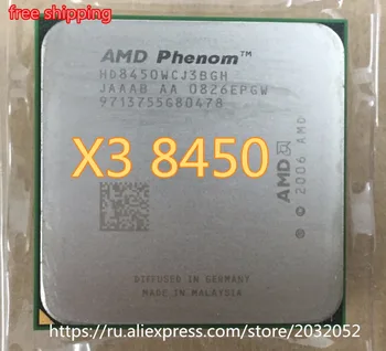 AMD Phenom II X3 8450 CPU procesorius 2.1 G Socket AM2+ 940pin Triple-CORE/2MB L3Cache (darbo Nemokamas Pristatymas)