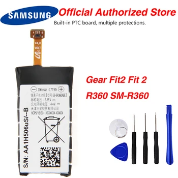 Originalus Samsung Didelės EB-BR360ABE Žiūrėti Baterija Samsung Pavarų Fit2 Tinka 2 R360 SM-R360 Originali Baterija 200mAh