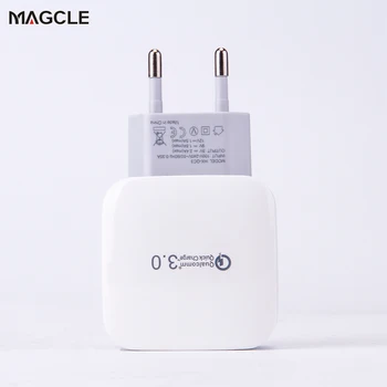 Magcle QC3.0 Įkroviklis 18W QC3.0 Sieninis įkroviklis Greitas USB Įkroviklis (Greitai Įkrauti 2.0 Suderinamas), 