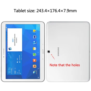 Case for Samsung Galaxy Tab 4 10.1 T530 T531 T535 SM-T530 T533 SM-T531 SM-T535 Skirtuką 4 10 Padengti 
