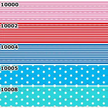 Naujas 50 metrų spalvinga taškų princesė juostele spausdinti grosgrain juostelės nemokamas pristatymas 10000-10009