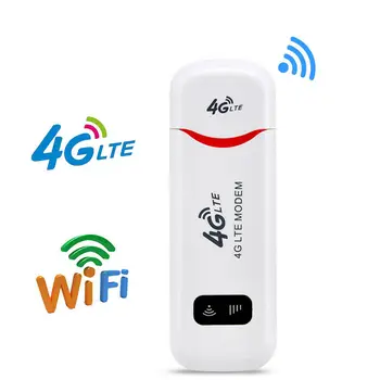 4G WiFi USB Maršrutizatorius 100 mbps, LTE Modemą, Belaidžio Hotspot su SIM Kortele Išmaniojo telefono, 