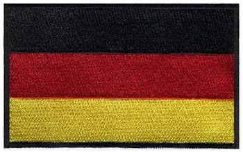 Vokietija siuvinėjimo vėliavos pleistras 3