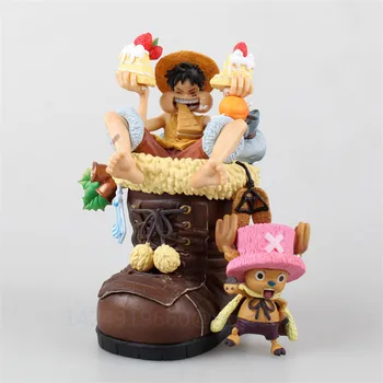VIENAS GABALAS Monkey D. Luffy Tony Tony Chopper Kalėdų Batai Straw Hat Piratai Gydytojas PVC Veiksmų Kolekcines Modelis Žaislas G800