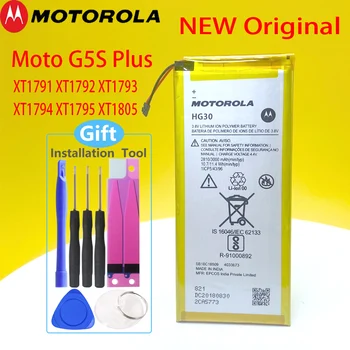 Originalus 3000mAh HG30 Baterija Motorola Moto G5S Plus Dual XT1791 XT1792 XT1793 XT1794 XT1795 Telefonas Naujas +Sekimo Numerį