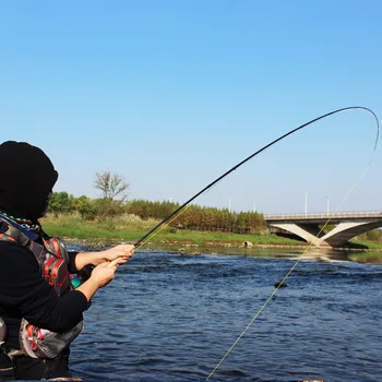 Sougayilang #5/6 Fly Fishing Rod Nustatyti, 2.7 M Skristi Lazdele ir Skristi Ritės Combo su Žvejybos Masalas Linija Langelyje Nustatyti meškere Spręsti Pesca