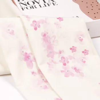 Lolita originalus lolita vasarą pieno balta pink cherry blossom plonas antblauzdžiai pėdkelnės, kojinės kojinės