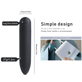 USB Įkrovimo Mini Kulka Dildo Vibratorius Klitorio Vibratorius, Stimuliatorius Masturbator Vibracija Pūlingas Massager Sekso Žaislai Moterims