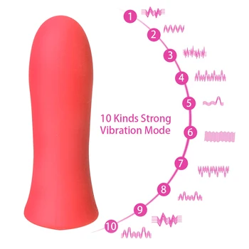 IKOKY 10 Režimas Moterų Masturbator Kulka Vibratorius Klitorio Stimuliatorius Sekso Žaislai Moterims Erotinio G-Spot Masažas