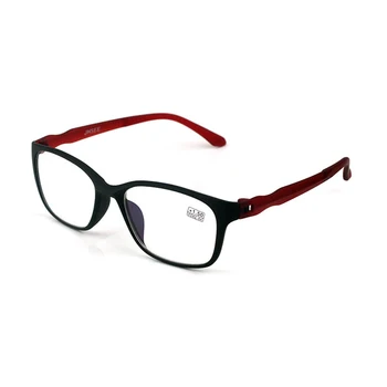 Unisex Mėlynos šviesos blokavimas akinius didinamasis stiklas Moterys Vyrai Ultralight Didelis Rėmo Akiniai Skaitymui TR90 Anti-nuovargio Presbyopic GafasL3