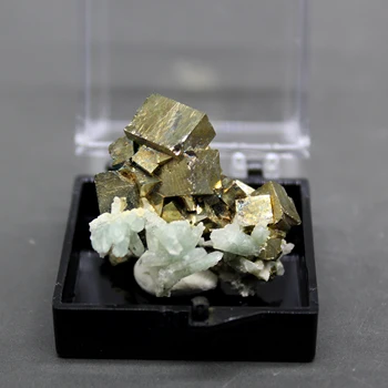 Natūralus retas Blizga pyrite mineralinių pavyzdys akmenys ir kristalai gydymo kvarco kristalai dėžutės dydis 3.4 cm