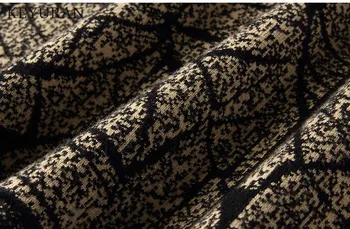 Rudenį, Žiemą Moterų 2020 M. Atsitiktinis Ilgomis Rankovėmis Spausdinti Megztinis Megztinis Sukneles Moterų Plius Dydžio Elegantiškas Prarasti Megztos Suknelės L2722