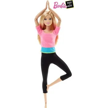 Originalias Barbie 22 bendrų Jogos judėjimo Vaivorykštė Begalinis Judesio Baby kūdikių mankšta šokėja Šviesiaplaukė mergina vaikų švietimo žaislas