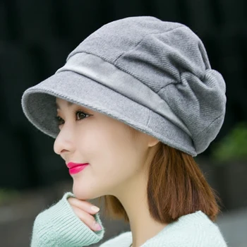 H7703 Moterų Beretė Skrybėlę Rudens Žiemos Aukštos Kokybės Mados Korėjos Atsitiktinis Beretės Bžūp Japonijos Šiltas, Paprastas Lauko Studentų Mergina Skrybėlės