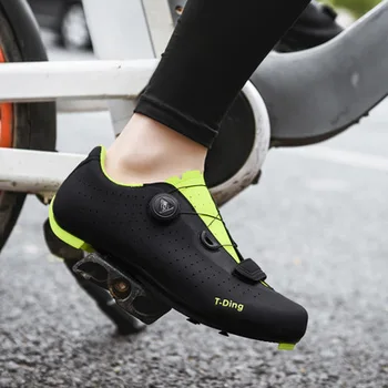 Dviračių batų kvėpuojantis neslidus judėjimo profesinės Kelių užraktas batų lauko sporto reikmenys nemokamas pristatymas dviračių nuoma bateliai