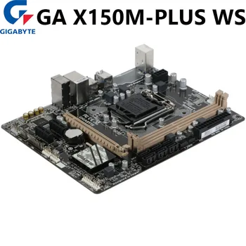 Už Gigabyte GA-X150M-PLUS WS Originalus X150M-PLUS WS Plokštė C232 Lizdas LGA1151 DDR4 Paramos G3900 I3 6100 E3-1200 v5 Panaudota
