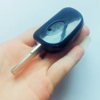 Su logotipu, 3 Mygtukai Smart Flip Folding Klavišą Tuščią Fob Klavišą Atveju Remote Shell 
