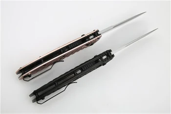 JUFULE Naujas 5700 Aliuminio rankena Ženklas s30v peilis Kišenėje Išgyvenimo lauko virtuvė EDC Įrankis Taktinis lankstymo medžioklės stovyklavimo peilis
