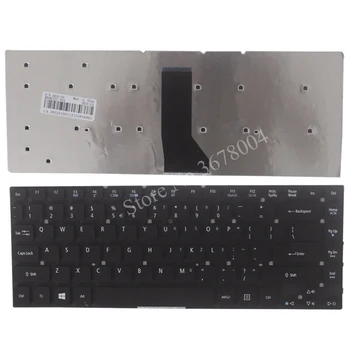 NAUJAS Acer Aspire E14 ES1-411 ES1-411-C5D2 ES1-411-C6QZ Nešiojamojo kompiuterio Klaviatūra JAV anglų