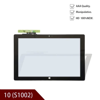 Black Originalus Naujas 10.1' colių capacitive touch ekrano skydelis stiklo jutiklis Acer Viena 10 (S1002) quad core 