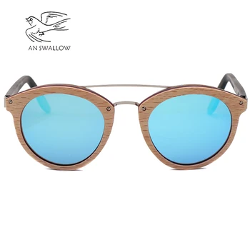 Geriausia pardavimo gamtinės aplinkos apsaugos bambuko vyriški akiniai nuo saulės šviesą akiniai nuo saulės moterų graviravimas LOGOTIPAS
