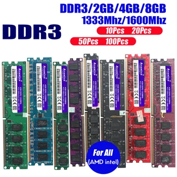 8GB DDR3 PC3 1 600mhz 1333MHz KOMPIUTERIO DIMM Atmintis RAM 240 smeigtukai Suderinama 4GB 2GB 12800 10600 intel RX 570