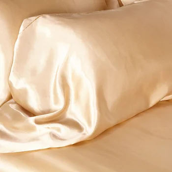 šilko Satino Užvalkalai viena dvigulė lova ir patalynė euro patalynės komplektas prabangių antklode padengti Antklodė lova Padengti Užvalkalas Namų dekoro