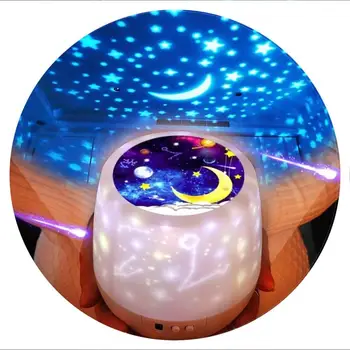 LED Naktį Mėnulio Šviesos Lempos Star Projektorius Luminaria Vandenyno Visatos, Dangaus Žvaigždynas Gimtadienio Žiburiai Kalėdų, Naujųjų Metų Dovanos