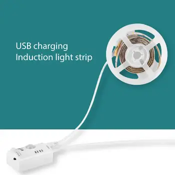 USB Charing led juostelės 5v SMD2835 ON OFF Jutiklis Judesio led juostelės miegamasis,kabinetas ,vonios kambarys,vandeniui IP65