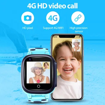 Y95 Vaikas Smart Watch Telefono GPS Vandeniui Vaikai Smart Žiūrėti 4G Wifi Antil-Prarado SIM Vietą Tracker Smartwatch HD Vaizdo Skambučių