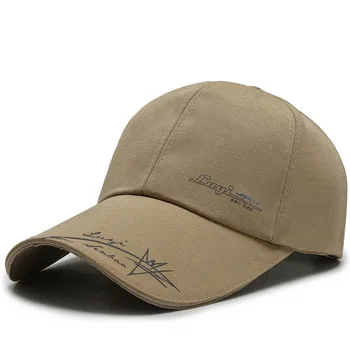 Beisbolo kepuraitę Medvilniniai Siuvinėjimo Snapback skrybėlės Lauko Mados Kvėpuojantis apsaugos nuo Saulės sun skrybėlę bžūp vientisos spalvos Beisbolo kepuraitę