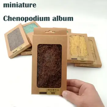 Miniatiūriniai Chenopodium album Boutique krūmai Scenos Modelį, Medžio, Smėlio lentelė scena pakeitimo