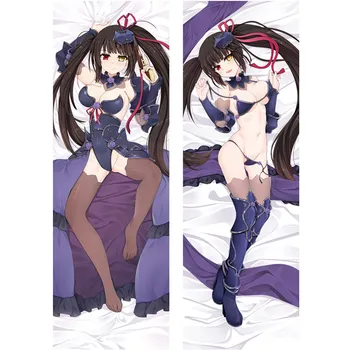 Anime DIENOS, GYVENA 3 pagalvę Padengti Tokisaki Kurumi Dakimakura atveju Seksuali mergina 3D dvipusis Patalynės Kūno Hugging užvalkalas DL01