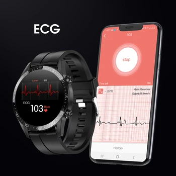 T03 Termometras Smart Žiūrėti Kūno Temperatūros Stebėjimo IP68 Vandeniui Bluetooth kraujospūdžio, EKG Smart Juosta Sporto Apyrankė